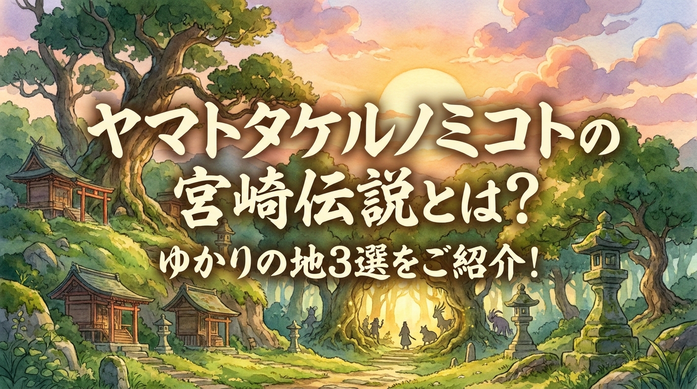ヤマトタケルノミコトの宮崎伝説とは？ゆかりの地3選をご紹介！