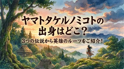 ヤマトタケルノミコトの出身はどこ？3つの伝説から英雄のルーツをご紹介！
