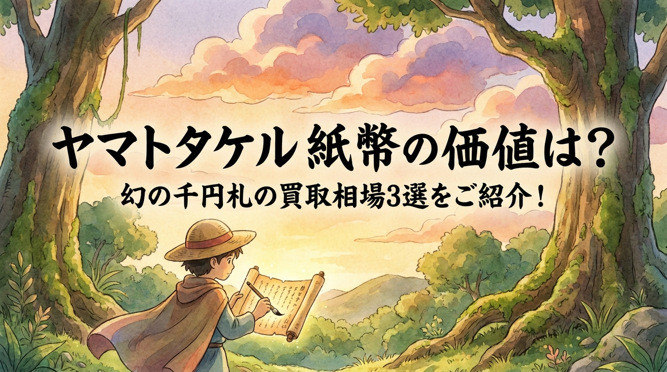 ヤマトタケル 紙幣の価値は？幻の千円札の買取相場3選をご紹介！