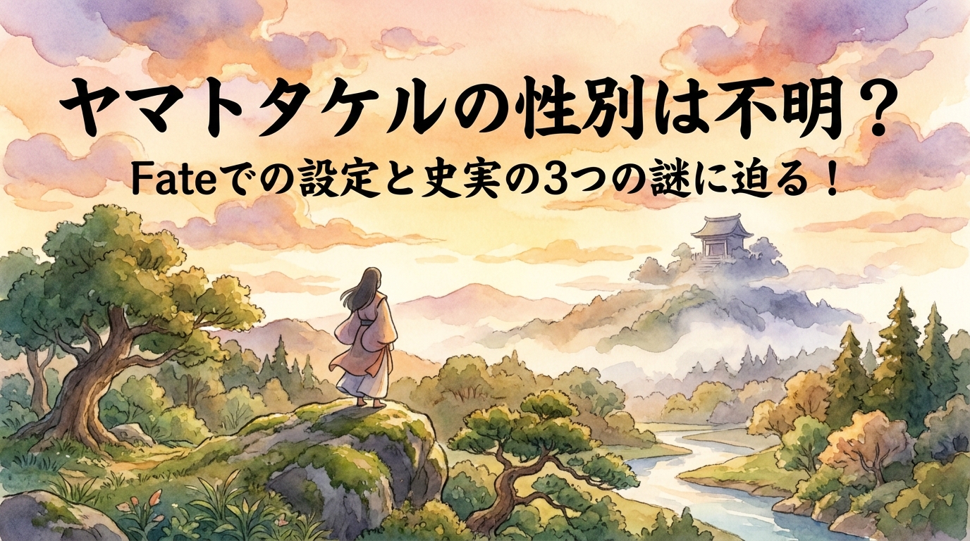 ヤマトタケルの性別は不明？Fateでの設定と史実の3つの謎に迫る！