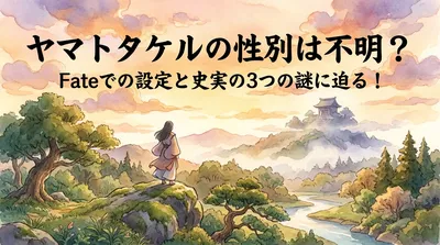 ヤマトタケルの性別は不明？Fateでの設定と史実の3つの謎に迫る！