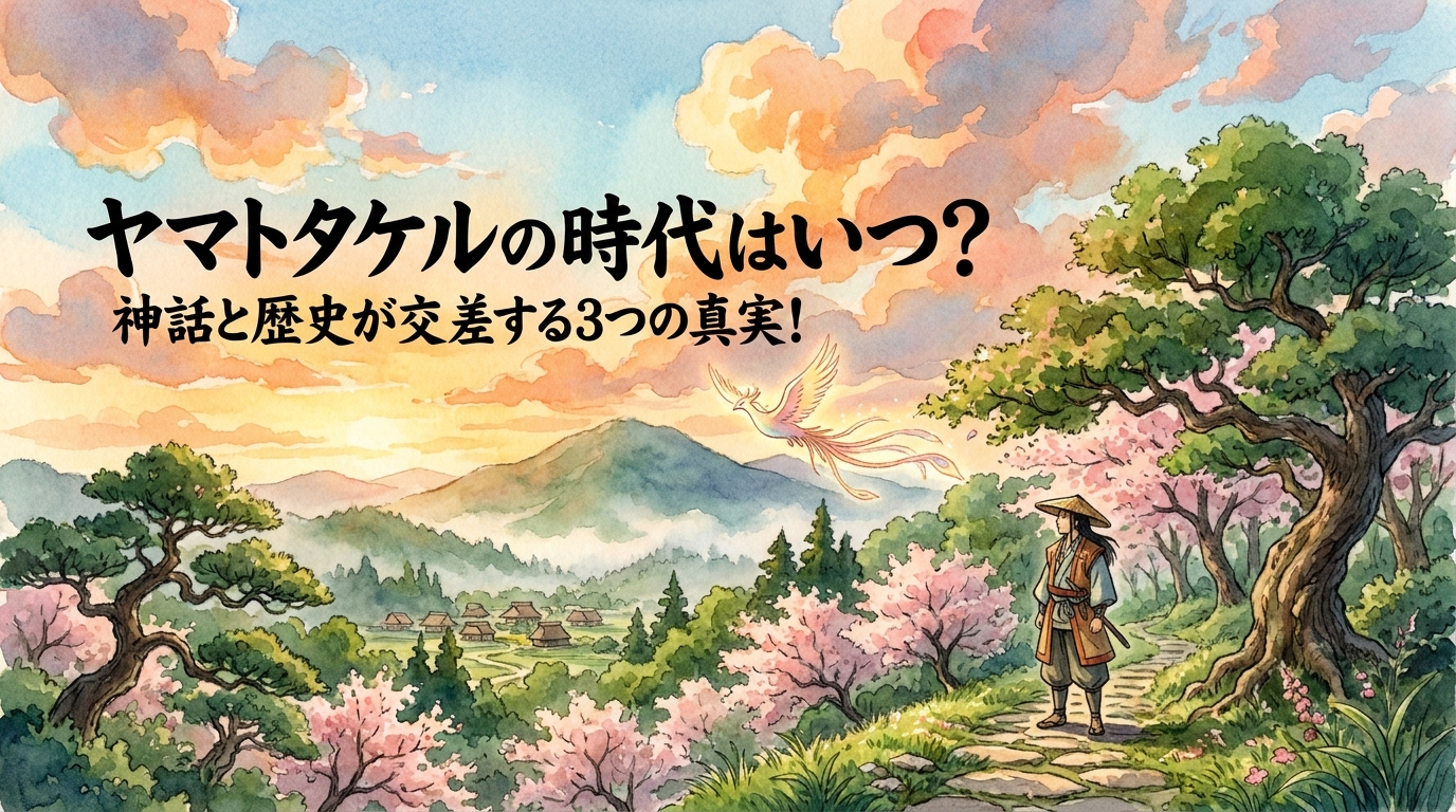 ヤマトタケルの時代はいつ?神話と歴史が交差する3つの真実!