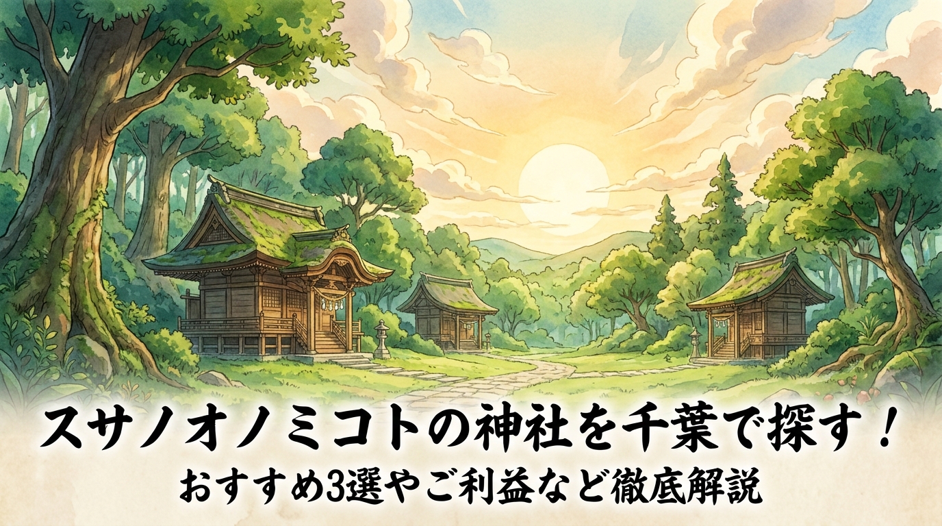 スサノオノミコトの神社を千葉で探す!おすすめ3選やご利益など徹底解説