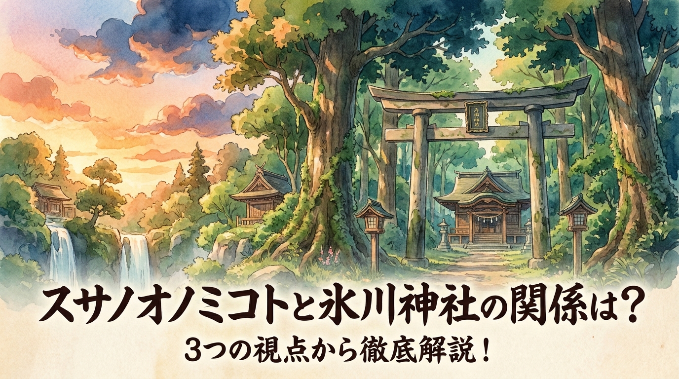 スサノオノミコトと氷川神社の関係は？3つの視点から徹底解説！