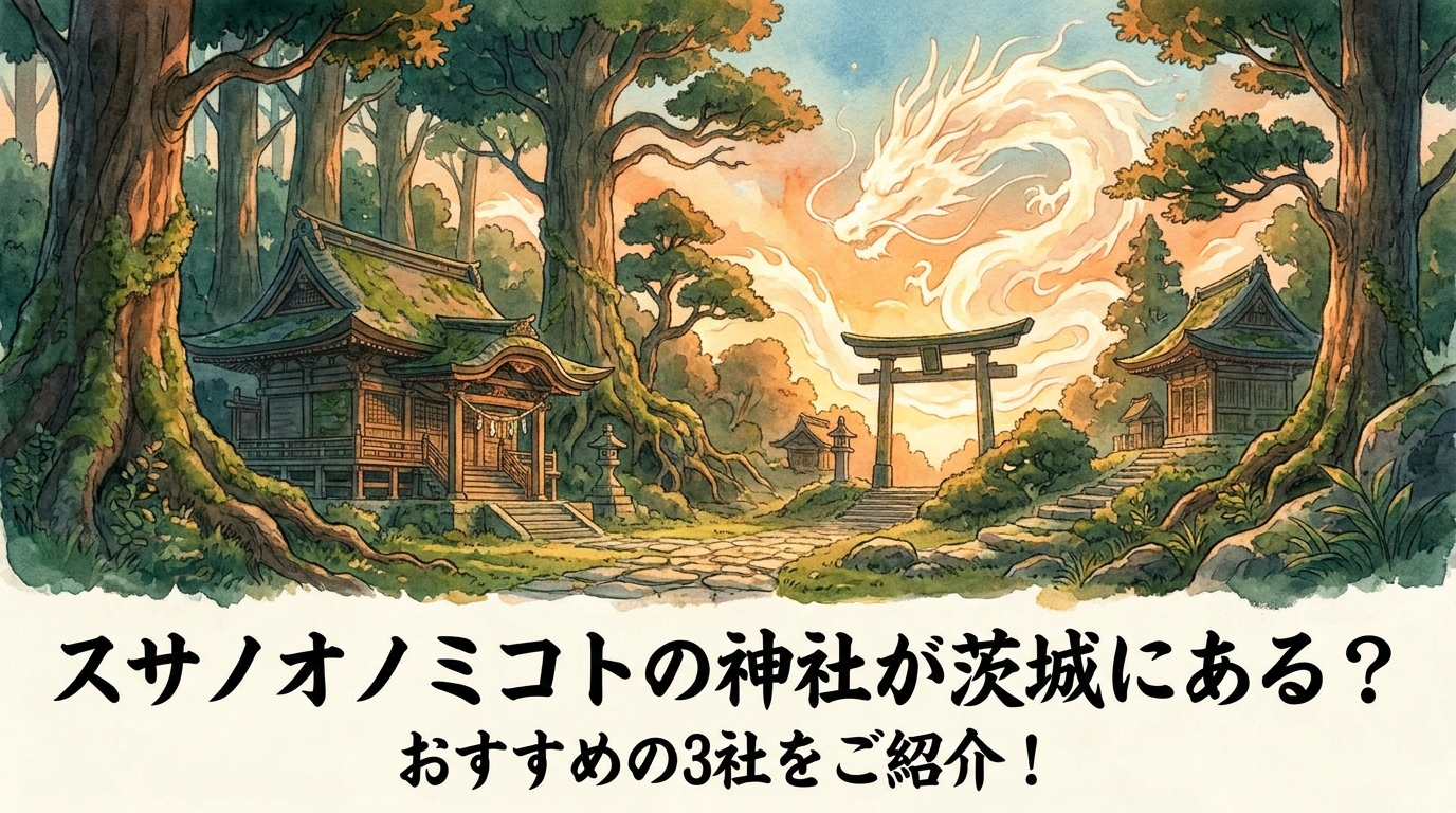 スサノオノミコトの神社が茨城にある？おすすめの3社をご紹介！