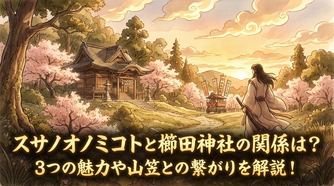 スサノオノミコトと櫛田神社の関係は?3つの魅力や山笠との繋がりを解説!