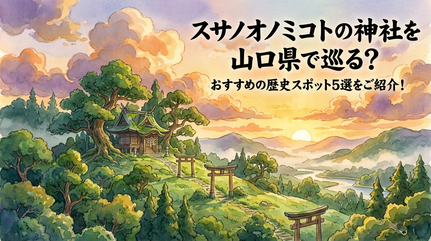 スサノオノミコトの神社を山口県で巡る?おすすめの歴史スポット5選をご紹介!