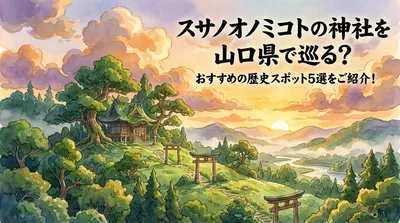 スサノオノミコトの神社を山口県で巡る？おすすめの歴史スポット5選をご紹介！