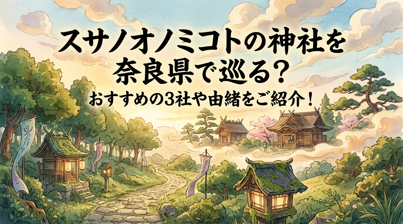 スサノオノミコトの神社を奈良県で巡る？おすすめの3社や由緒をご紹介！