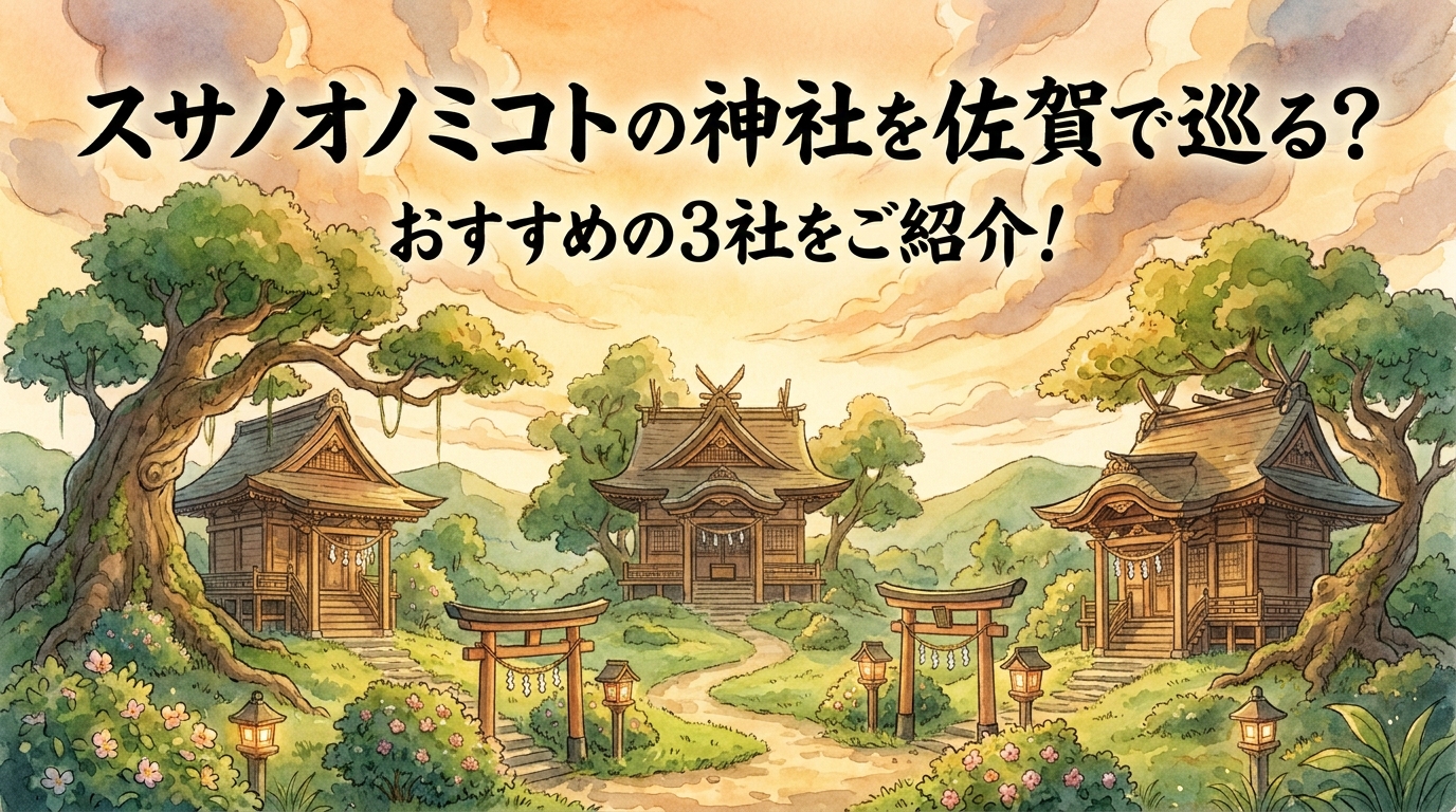 スサノオノミコトの神社を佐賀で巡る?おすすめの3社をご紹介!