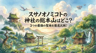 スサノオノミコトの神社の総本山はどこ？3つの最強の聖地を徹底比較！