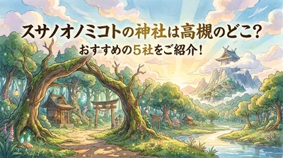 スサノオノミコトの神社は高槻のどこ？おすすめの5社をご紹介！