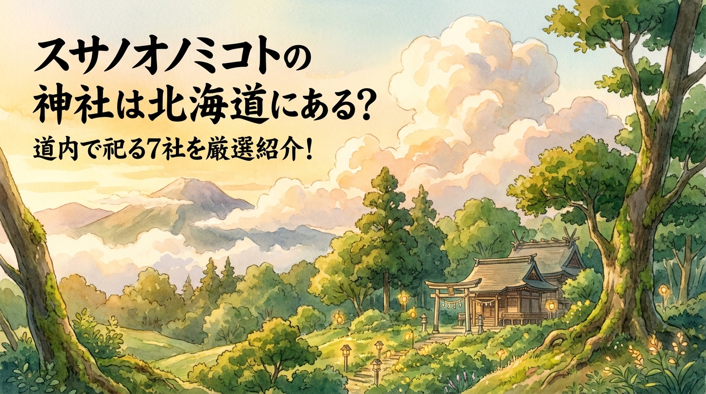 スサノオノミコトの神社は北海道にある？道内で祀る7社を厳選紹介！