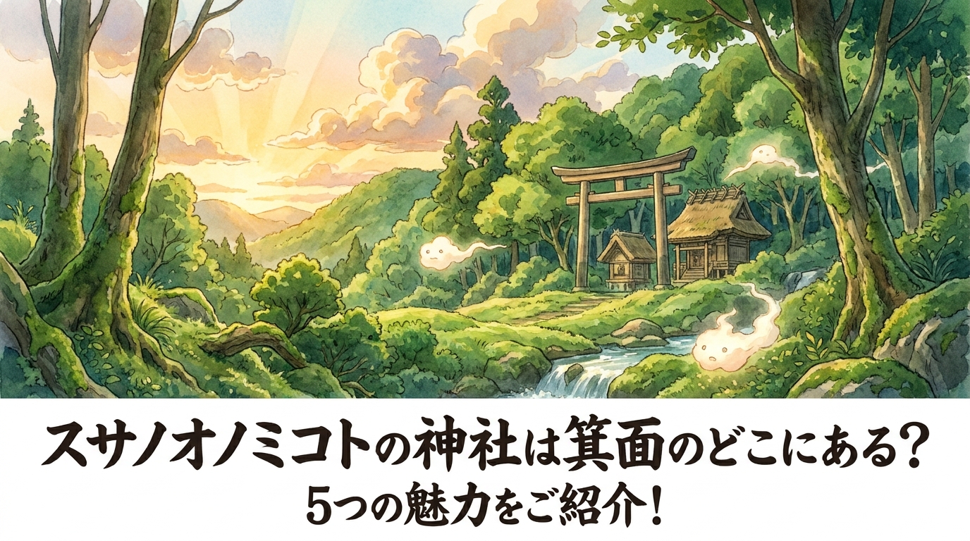 スサノオノミコトの神社は箕面のどこにある？5つの魅力をご紹介！