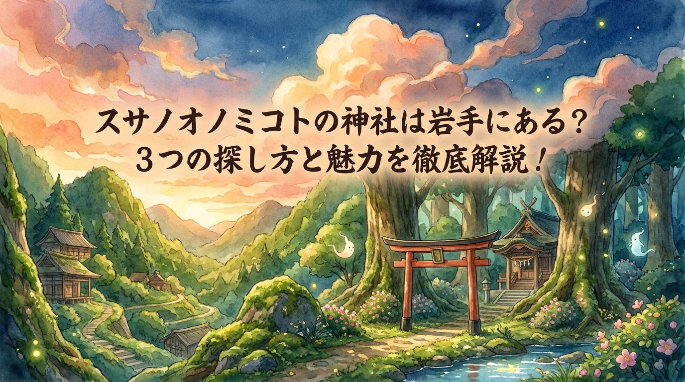 スサノオノミコトの神社は岩手にある？3つの探し方と魅力を徹底解説！