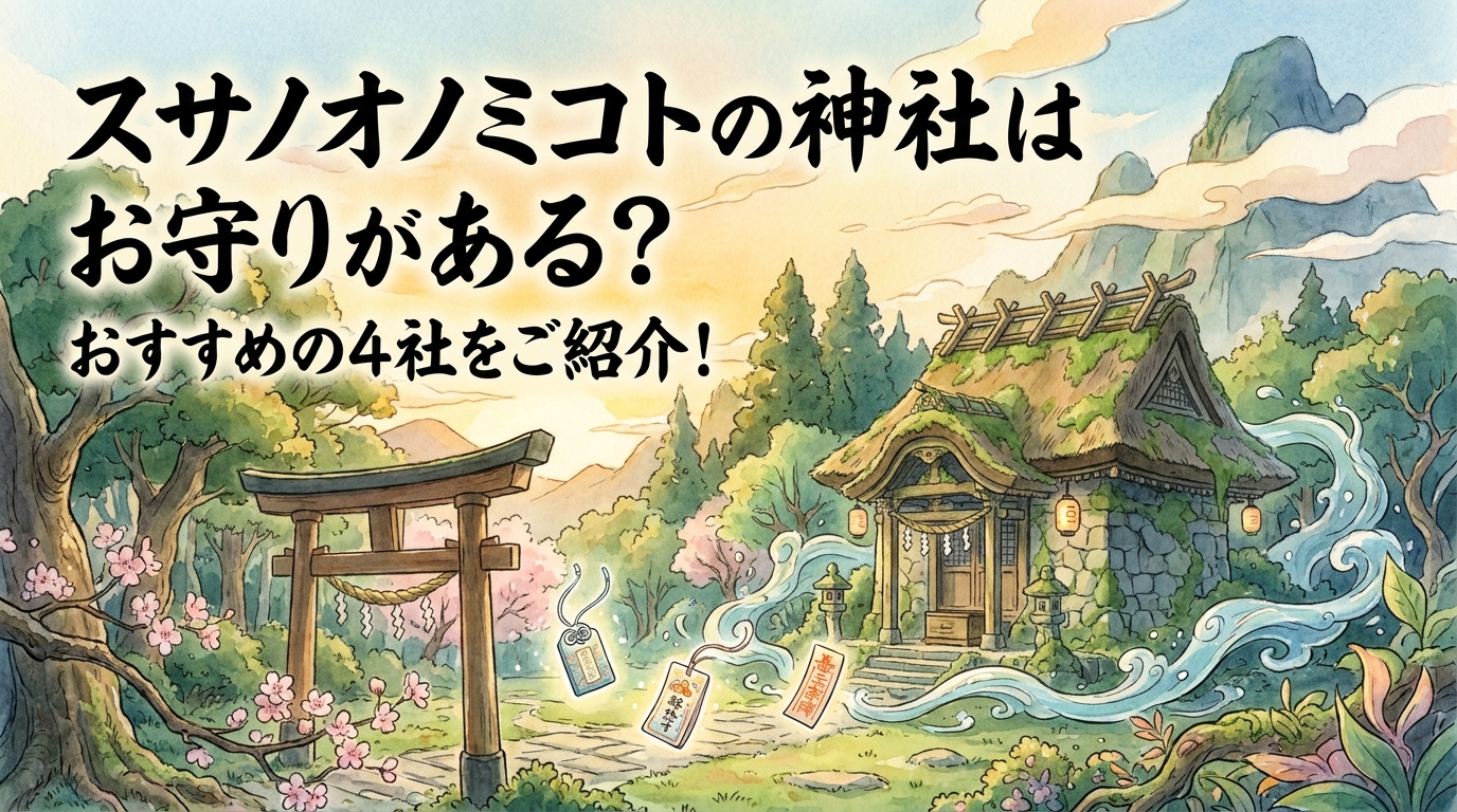 スサノオノミコトの神社はお守りがある？おすすめの4社をご紹介！