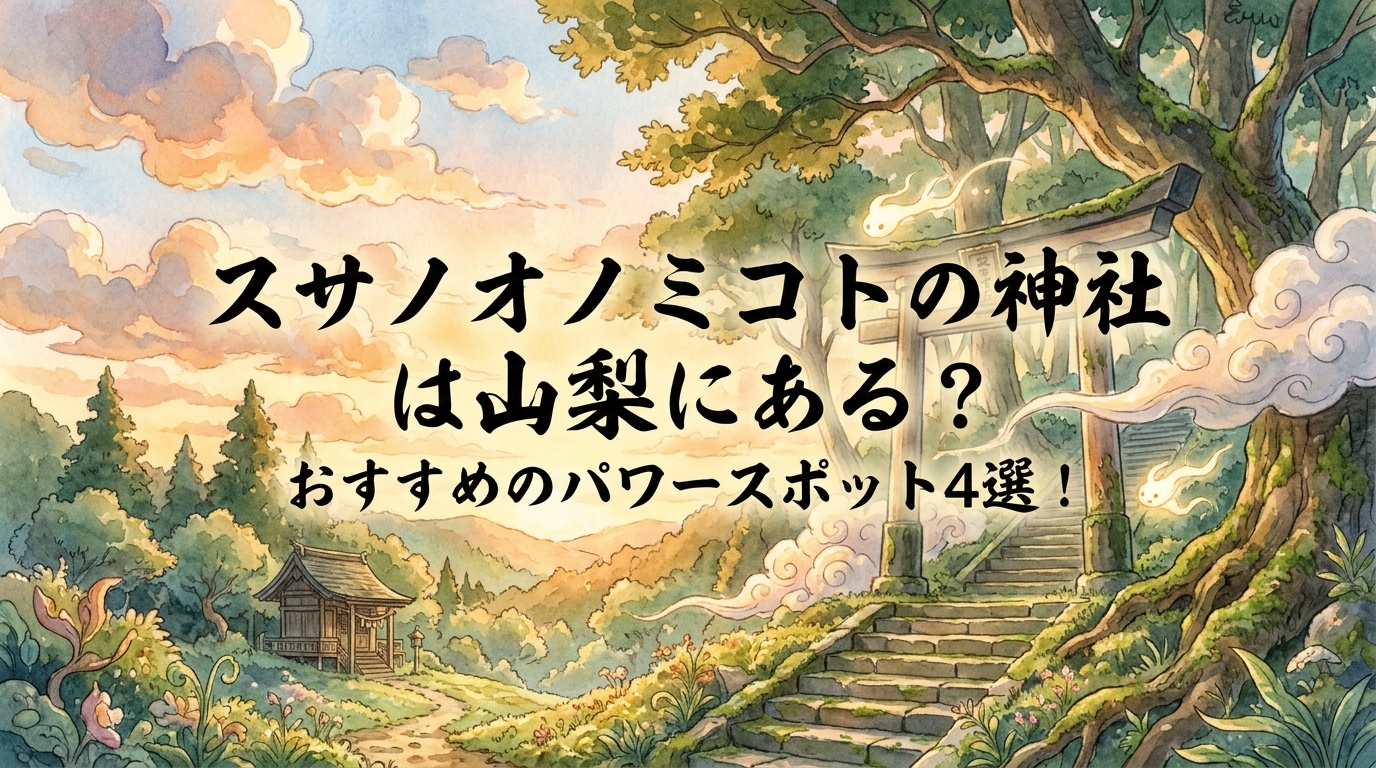 スサノオノミコトの神社は山梨にある?おすすめのパワースポット4選!