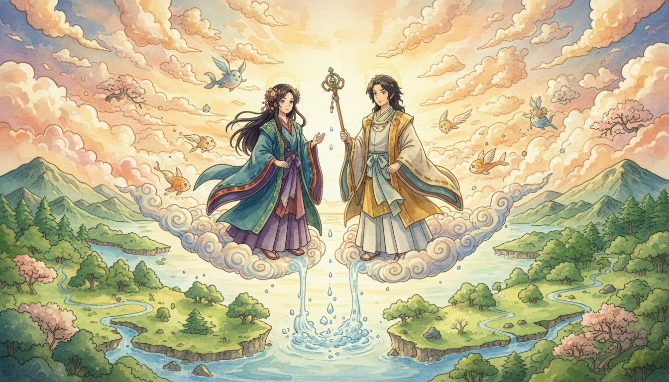 イザナミとイザナギは日本を創った夫婦の神様なんです