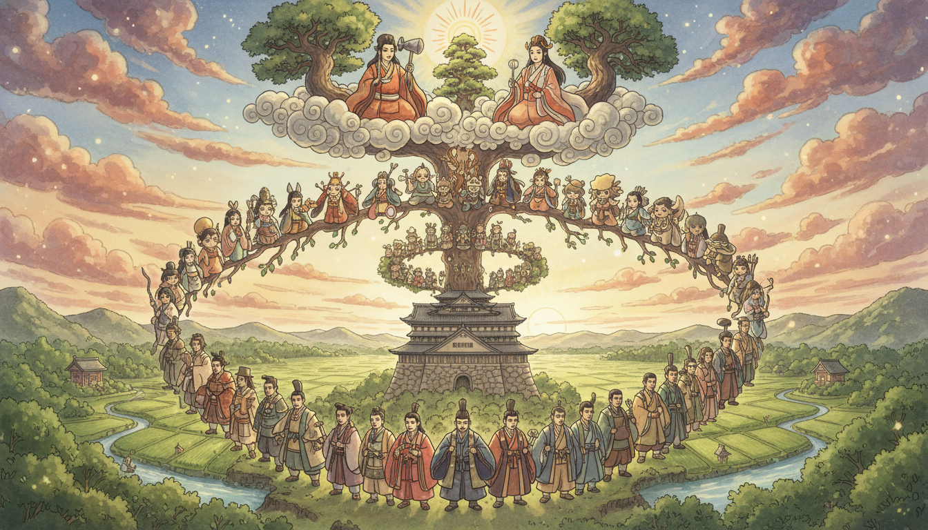 家系図を彩る個性豊かな神様たちの物語3選