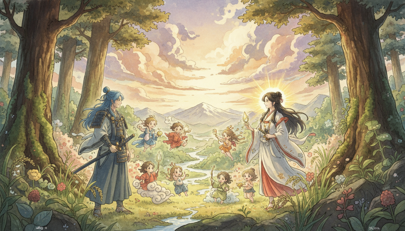 誓約から生まれた8柱の神々の物語