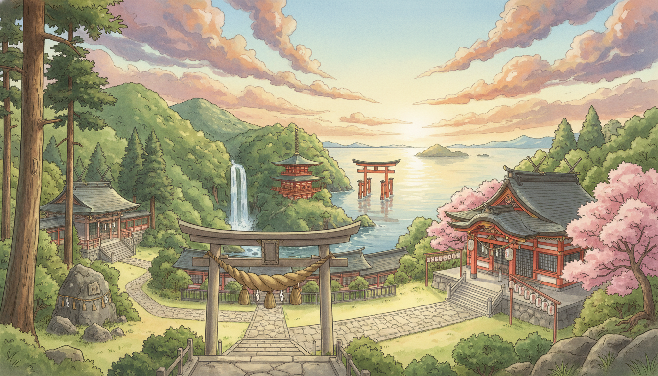 スサノオノミコトの神社で有名なスポット5選をご紹介!
