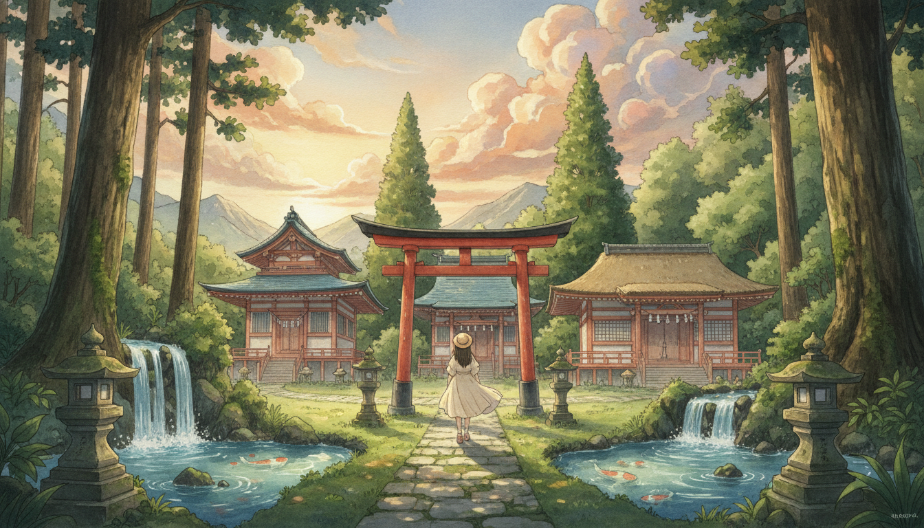 さあ、心休まる神社巡りの旅に出かけてみませんか？