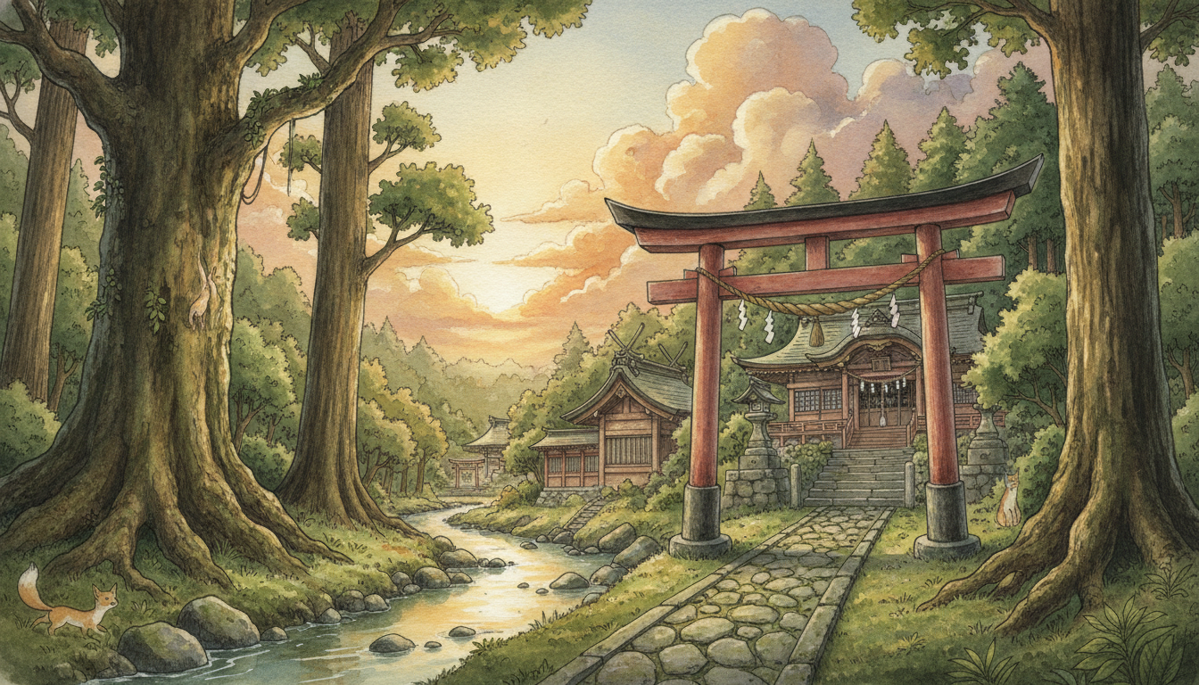 次の休日は静かな里山のスサノオノミコトに会いに行きませんか？