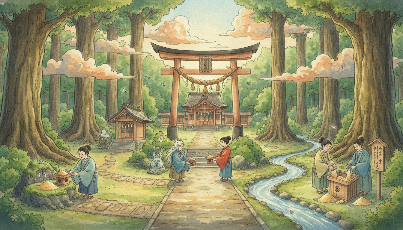 なぜスサノオノミコトの神社で砂を交換するの？その理由を解説